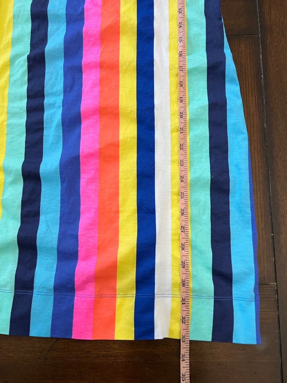 Lilly Pulitzer Marlowe Dress Rainbow Stripe T-Shirt Sheath Knit Jersey Dress XS - Picture 7 of 8